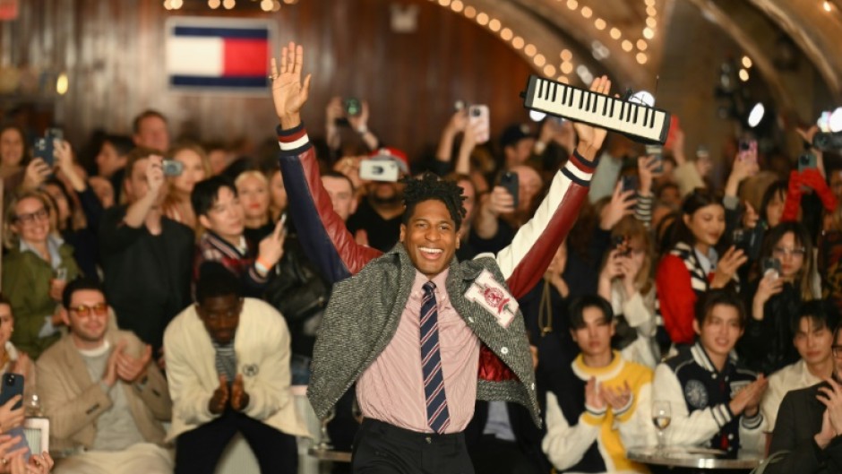 Organizers promised 'A New York Moment', which pulled into the station when Jon Batiste of Stay Human came out sporting a preppy sports jacket
