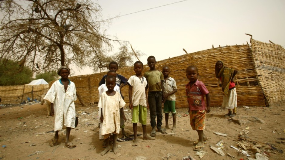 MSF warned this month that one child was dying every two hours in the Zamzam camp for displaced people in North Darfur, here seen in 2016
