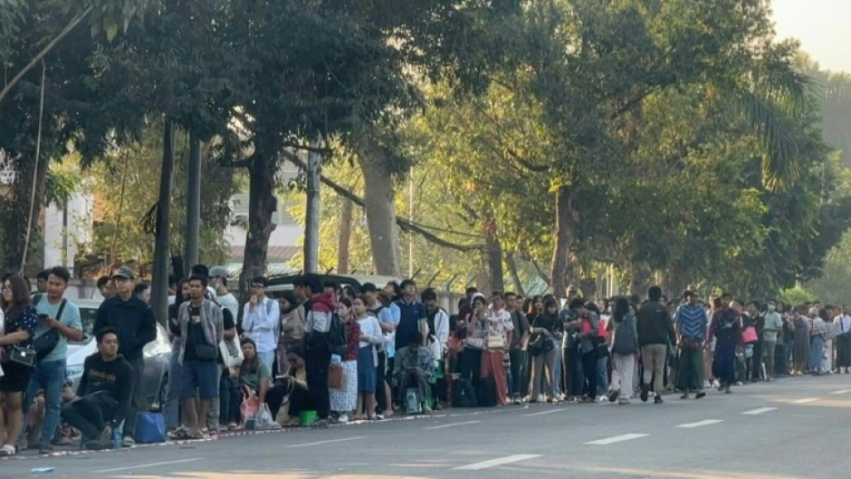 Thousands seek to quit Myanmar after military service announcement
