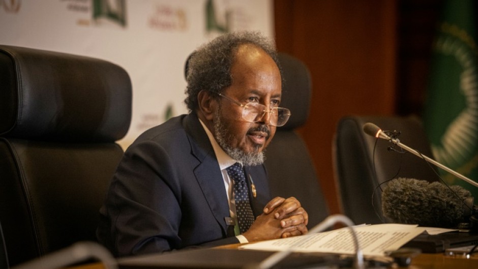 Somali President Hassan Sheikh Mohamud told reporters Ethiopian security forces tried to block his access to the AU summit 