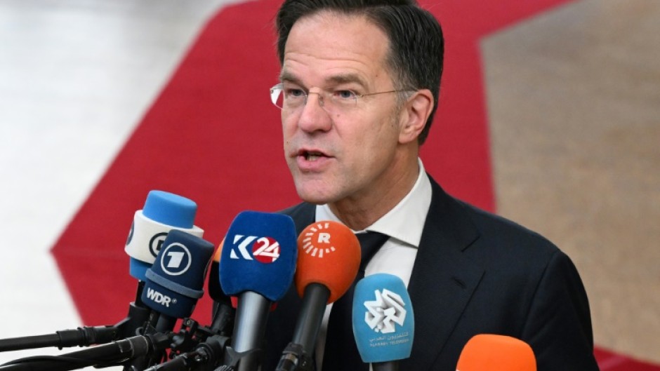 Rutte, 57, is the frontrunner to take over as the head of NATO 