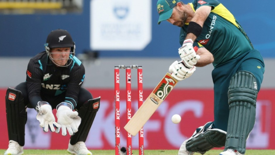 Australia's Glenn Maxwell made 20 off nine balls in the rain-affected third T20 international against New Zealand