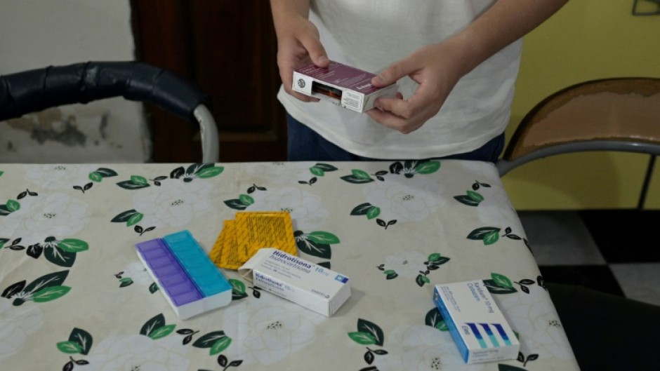 Medicine sales in Argentina dropped by 10 million units -- bottles, boxes or ampules -- in the month of January