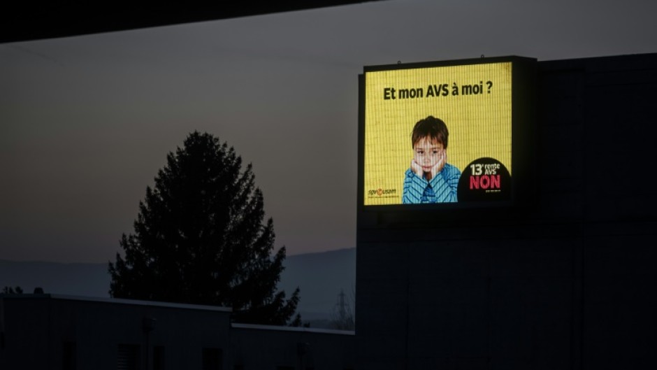 The Swiss will vote on whether to add a 13th month of pension payments
