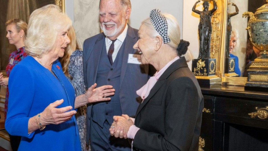 Queen Camilla met actress Helen Mirren who like her now has her own 'Barbie' lookalike