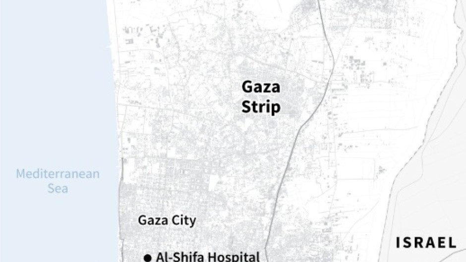 Northern Gaza Strip and Al-Shifa hospital