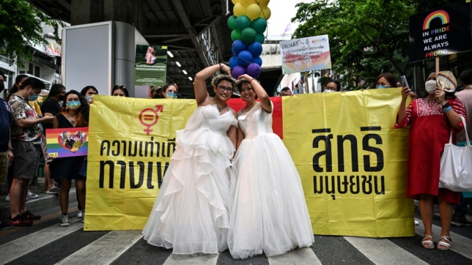 While Thailand has a reputation for tolerance, much of the Buddhist-majority country remains conservative and the LGBTQ community still faces barriers and discrimination