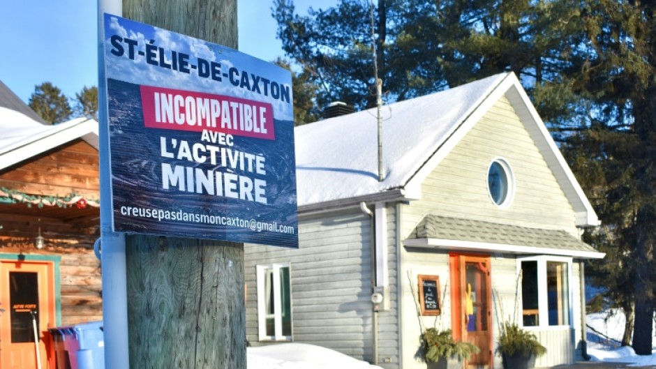 Residents of the Canadian town of Saint-Elie-de-Caxton are upset with an explosion in mining claims, including under their own homes