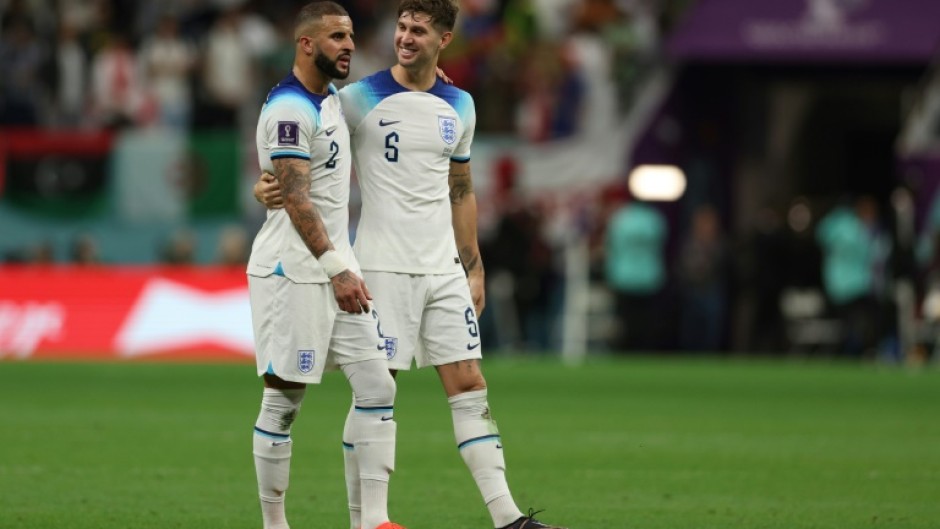Kyle Walker (left) and John Stones (right) have both been ruled out of Manchester City's Premier League clash against Arsenal