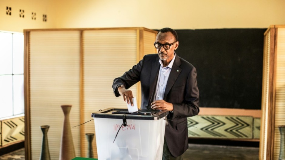 Kagame, who became president in 2000, has won every election with more than 90 percent of the vote