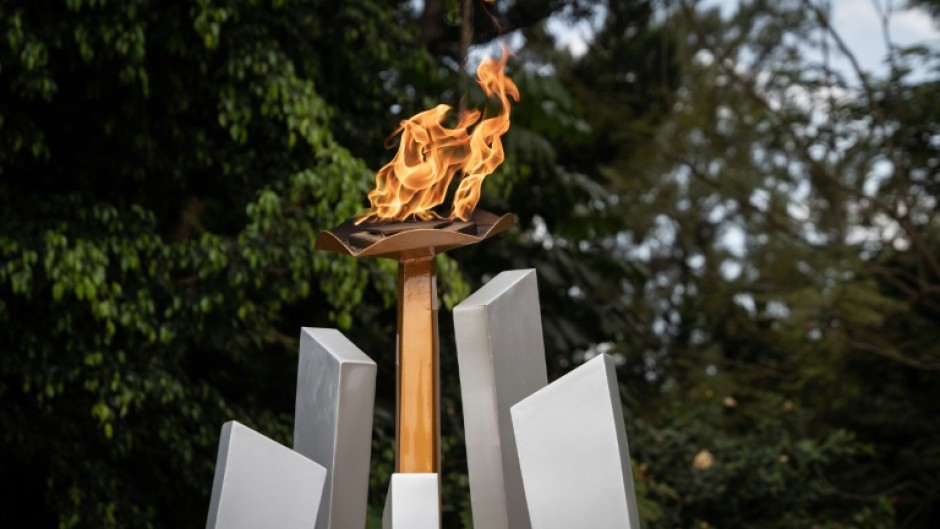 The flame of hope at the Gisozi Genocide Memorial in Kigali 