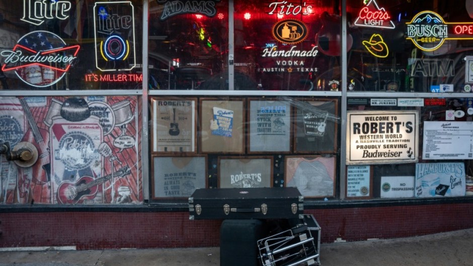 Robert's on Broadway is one of many live music venues in downtown Nashville