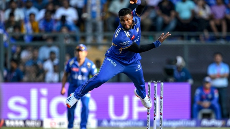 Romario Shepherd removed David Warner at the start of the Delhi innings but it was his 10-ball 39 with the bat that proved vital for Mumbai