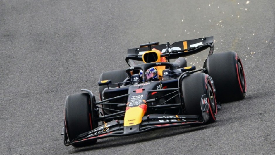 Max Verstappen will start Sunday's race on pole