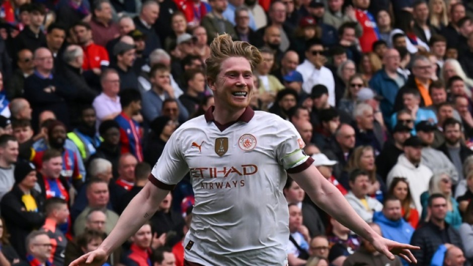 Kevin De Bruyne has now scored 100 goals for Manchester City