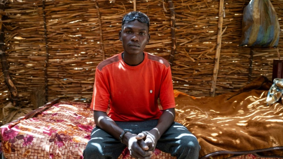 Alabaki Abbas Ishag is one of 8.5 million people displaced by fighting between Sudan's regular army and paramilitaries 