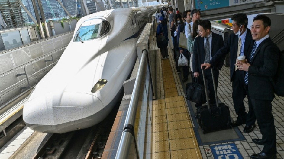 Delays are rare on Japan's 'shinkansen' bullet train service