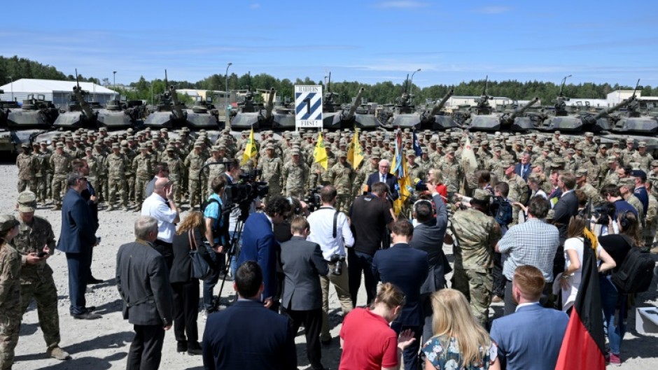 A US military training base in Grafenwoehr, southern Germany, was reportedly one target scouted for a possible attack by two German-Russia men arrested for spying