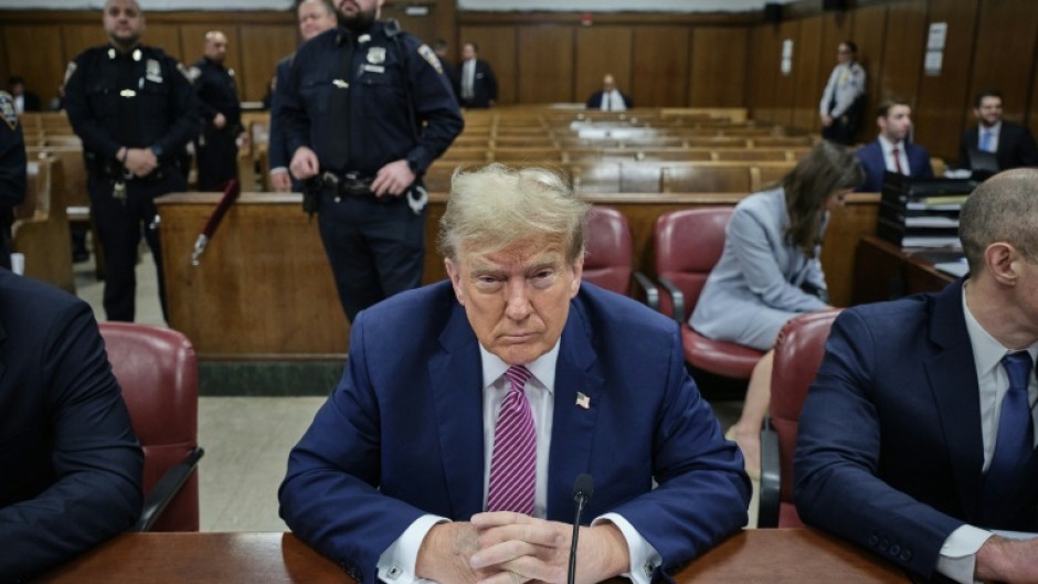 Former US president Donald Trump arrived in court complaining about gag order banning him from attacking court staff, witnesses and others involved in his trial, which he calls a 'hoax'