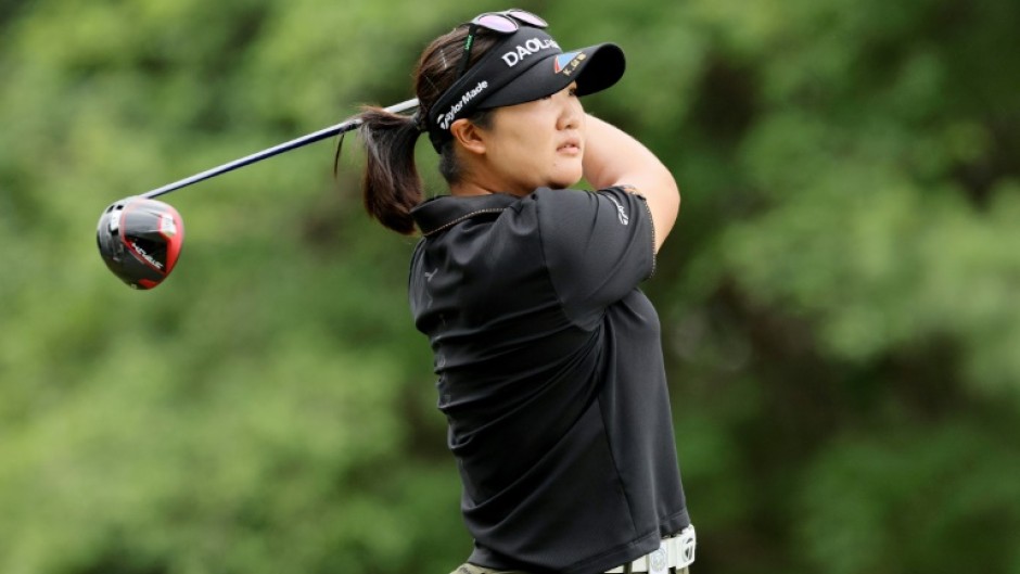 Ryu Hae-ran of South Korea grabbed a one-stroke lead after the completion of the storm-hit third round of the LPGA Chevron Championship