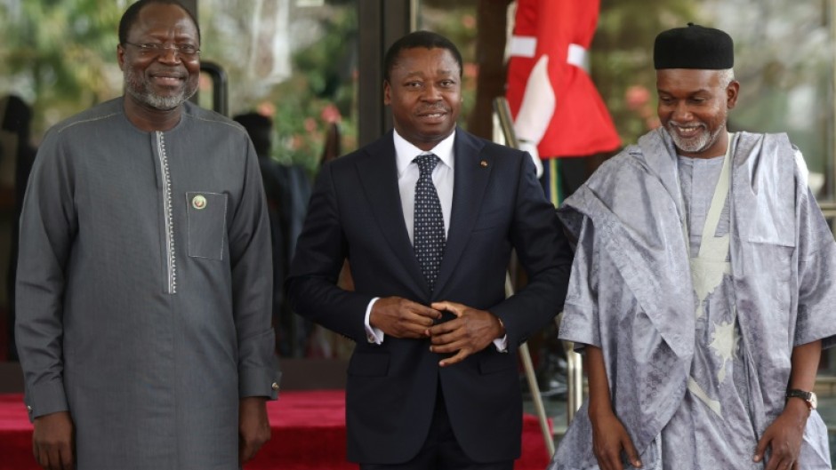 Togo President Faure Gnassingbe (M) has more recently sought to position himself as a regional mediator