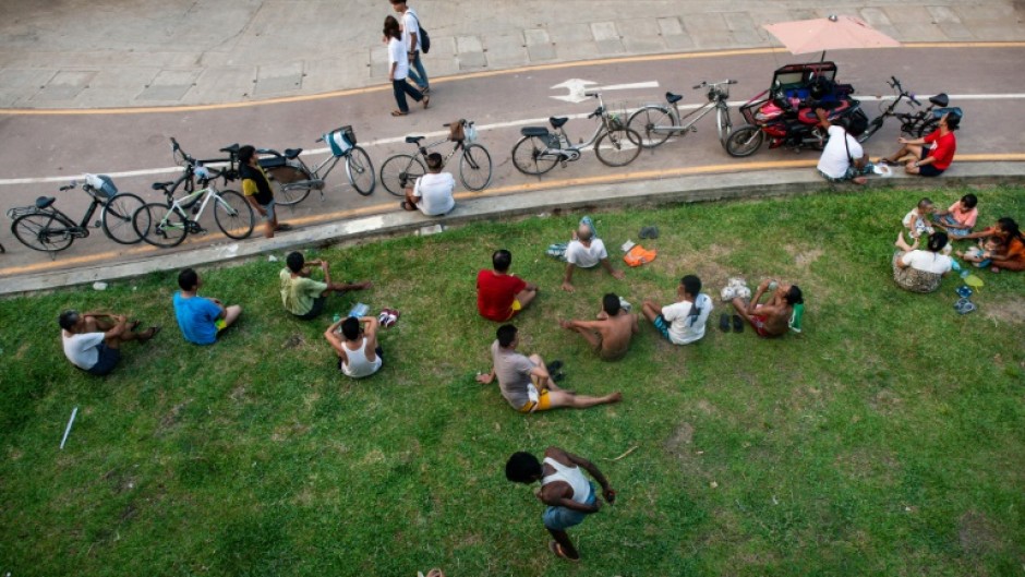 Yangon's parks offer some relief from scorching temperatures during daily electricity blackouts