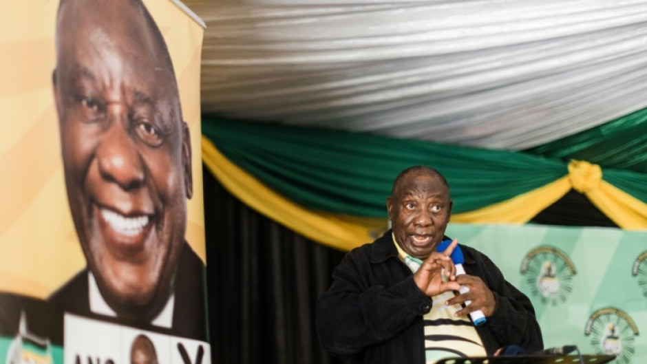 South African President Cyril Ramaphosa risks seeing his ruling ANC party lose its majority in May elections for the first time