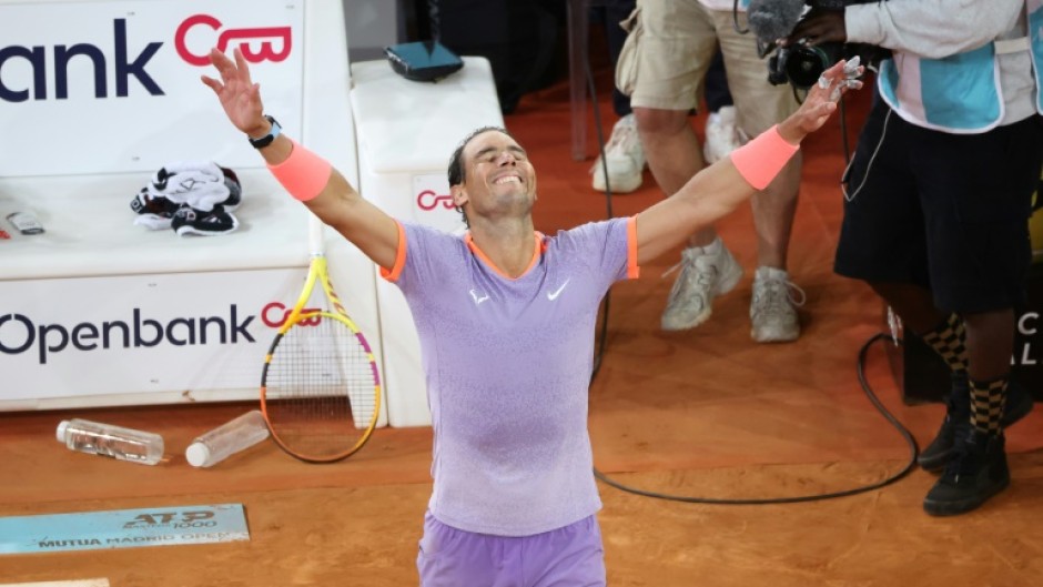 'Step by step': Rafael Nadal celebrates victory against Alex De Minaur
