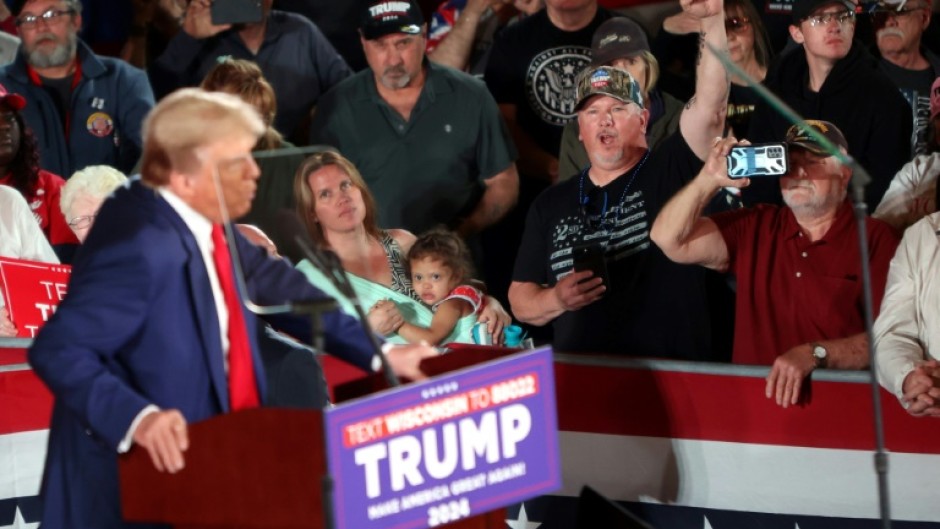 Trump took advantage of a break in the trial to hold a major campaign rally in Wisconsin