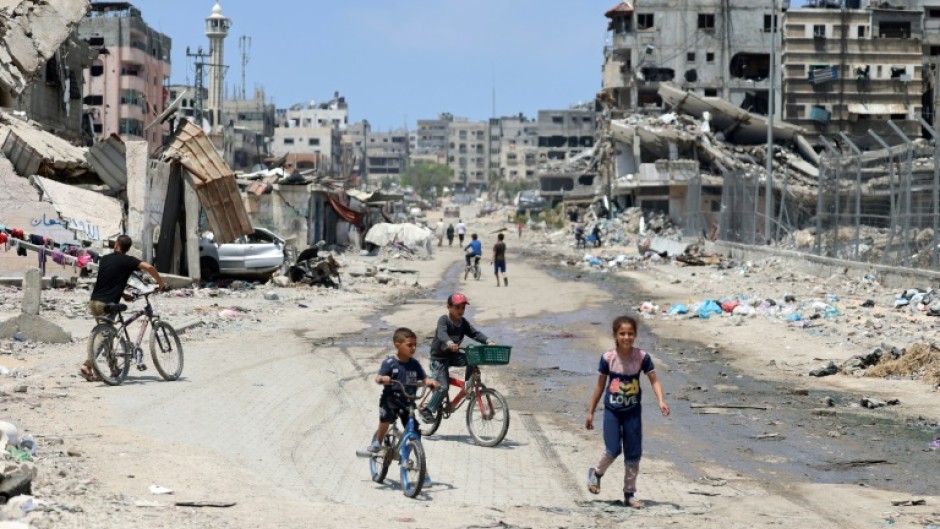 The UN says more than 70 percent of the Gaza Strip's residential buildings have been completely or partly destroyed
