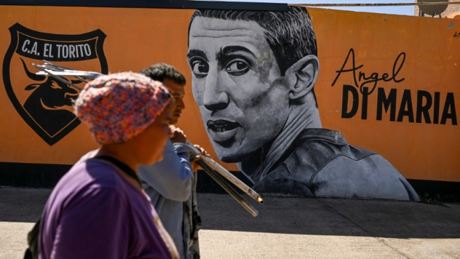 Argentine forward Angel Di Maria opted to remain in Portugal after receiving threats in his native Rosario 