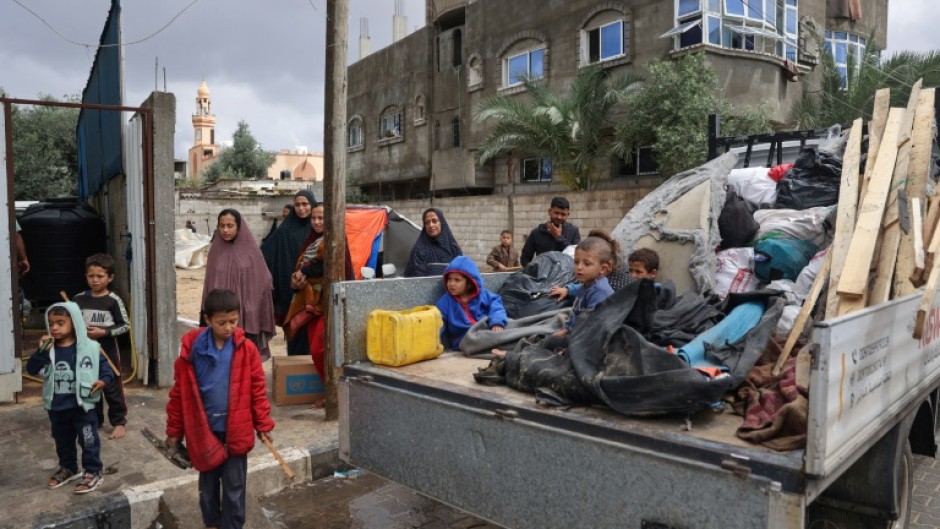 Abdul Rahman Abu Jazar said the 'humanitarian zone' they were told to go to 'does not have enough room for us to make tents because they are (already) full of displaced people'