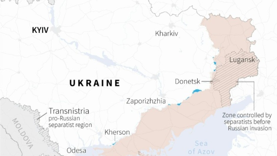 A high-ranking Ukrainian military source said Russia had advanced into Ukraine by "one kilometre"