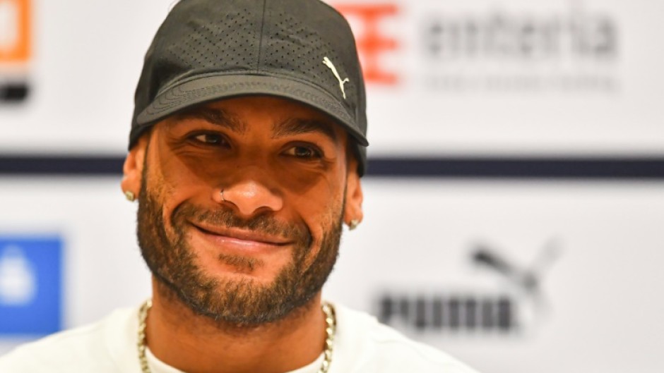 Italy's Olympic 100m champion Marcell Jacobs