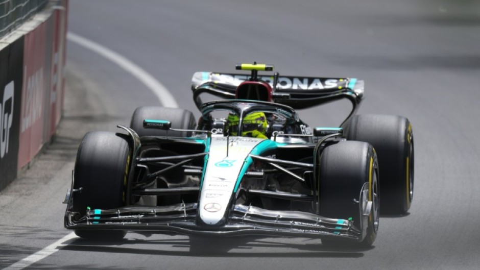Mercedes driver Lewis Hamilton top in practice