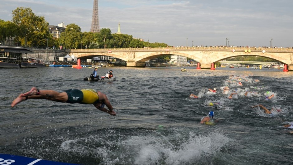 Several Olympic swimming test events were cancelled last year because of pollution 