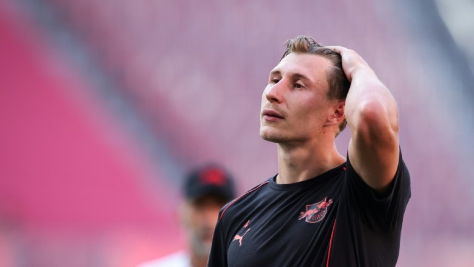 Leipzig captain and defender Willi Orban after Saturday's match with Bochum, where he was sent from the field