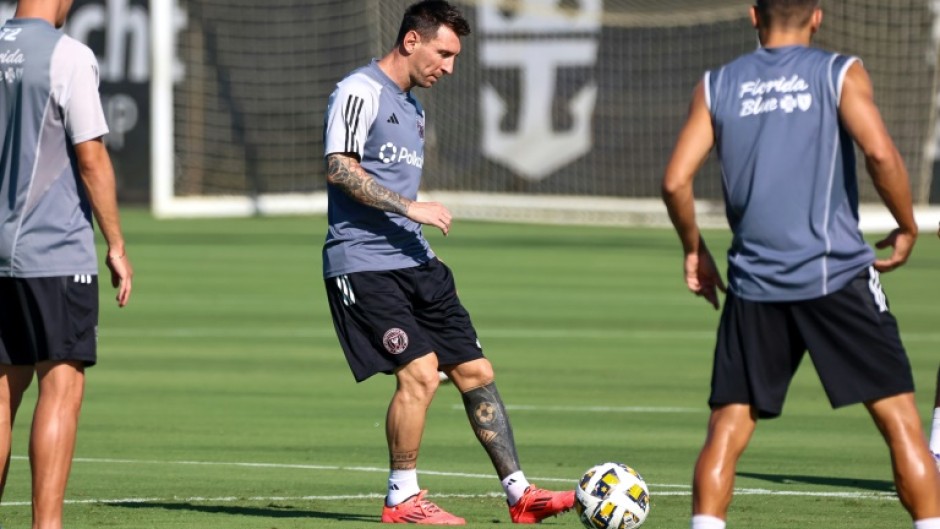 Lionel Messi trained with his Inter Miami team-mates on Friday and is expected to return from injury on Saturday against the Philadelphia Union.