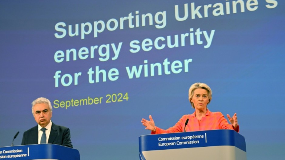 European Commission chief Ursula von der Leyen and International Energy Agency head Fatih Birol issued a stark warning over Ukraine's winter energy needs