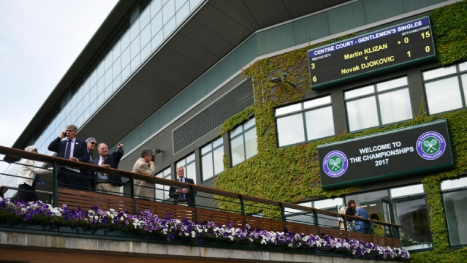 Wimbledon's Centre Court at the All England Club