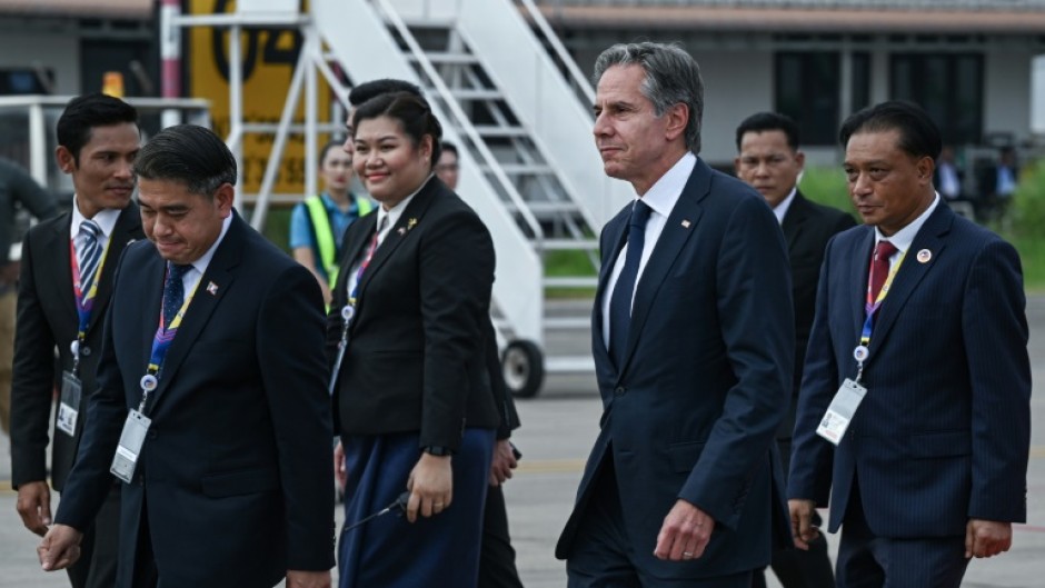 US Secretary of State Antony Blinken arrived in Laos for the East Asia summit