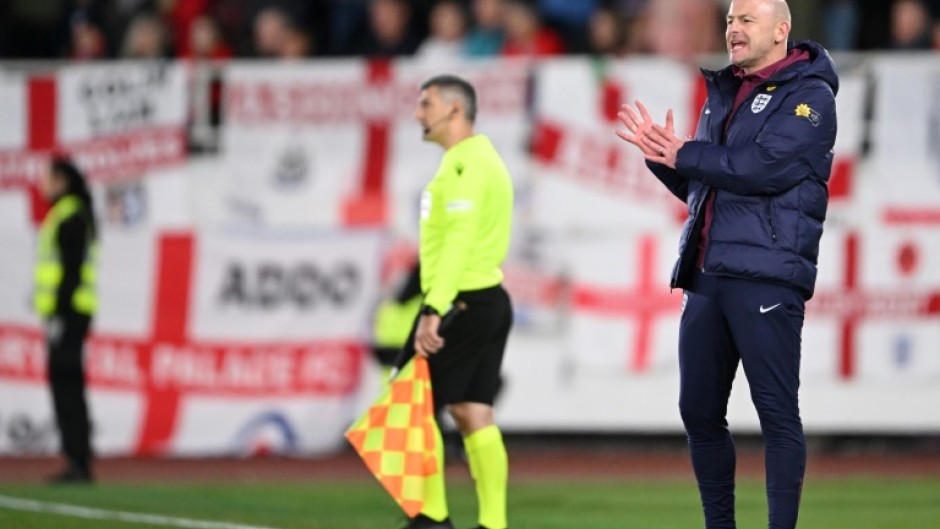 England's interim manager Lee Carsley 