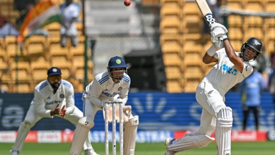 New Zealand's Rachin Ravindra said he was proud to have scored a century with his father watching from the stands in the first cricket Test against India in Bengaluru