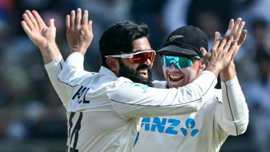 The Black Caps won the third Test by 25 runs on Sunday at Mumbai's Wankhede Stadium to hand India only their second series whitewash at home
