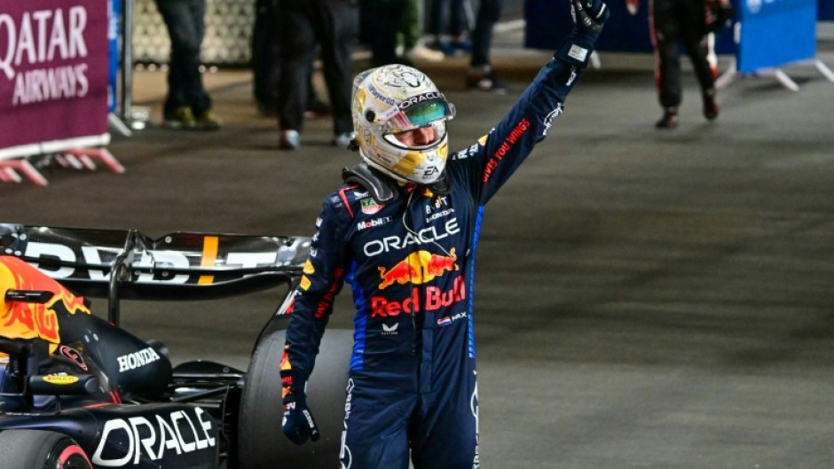 Red Bull Racing's Dutch driver Max Verstappen is on pole for Sunday's Qatar F1 GP