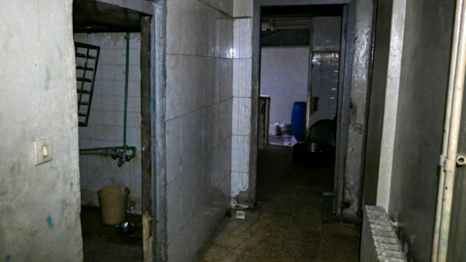 Cells in the basement of the Syrian General Intelligence Directorate (GID) Branch 251, also known as Al-Khatib branch, in the capital Damascus 