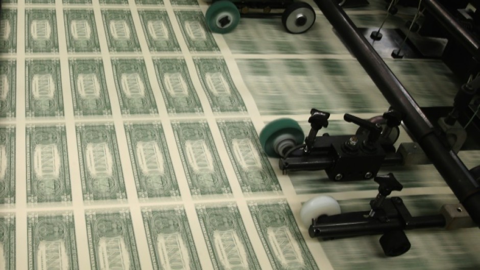 The dollar was trading mostly lower against major rival currencies