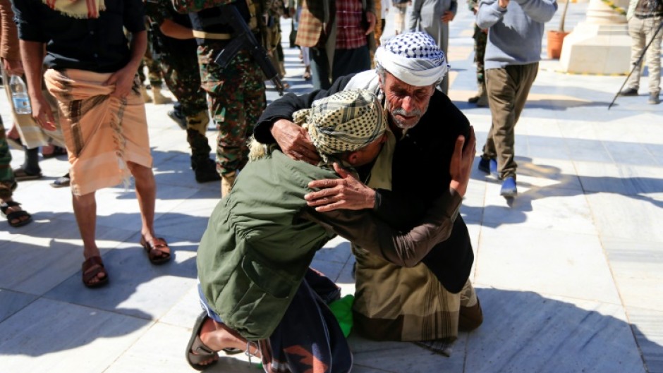 Scores of prisoners were reunited with their families