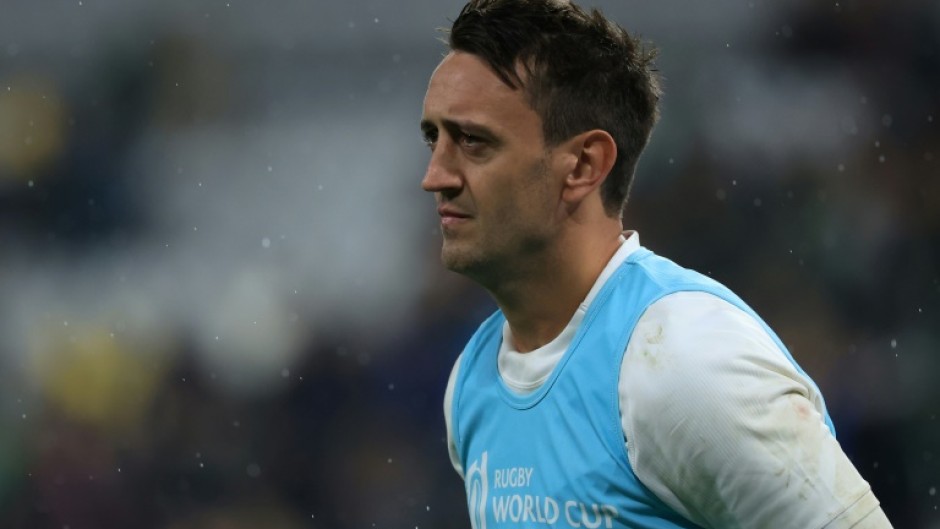 England scrum-half Alex Mitchell 