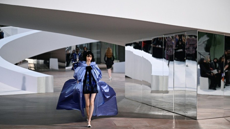 the show took place in the Grand Palais in central Paris 